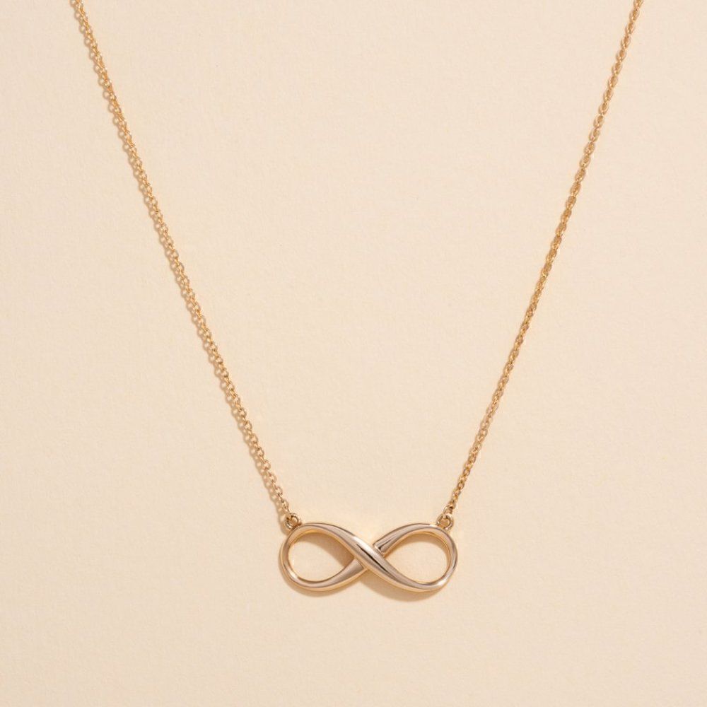 Infinitynecklace14k Realgoldperfectgift
